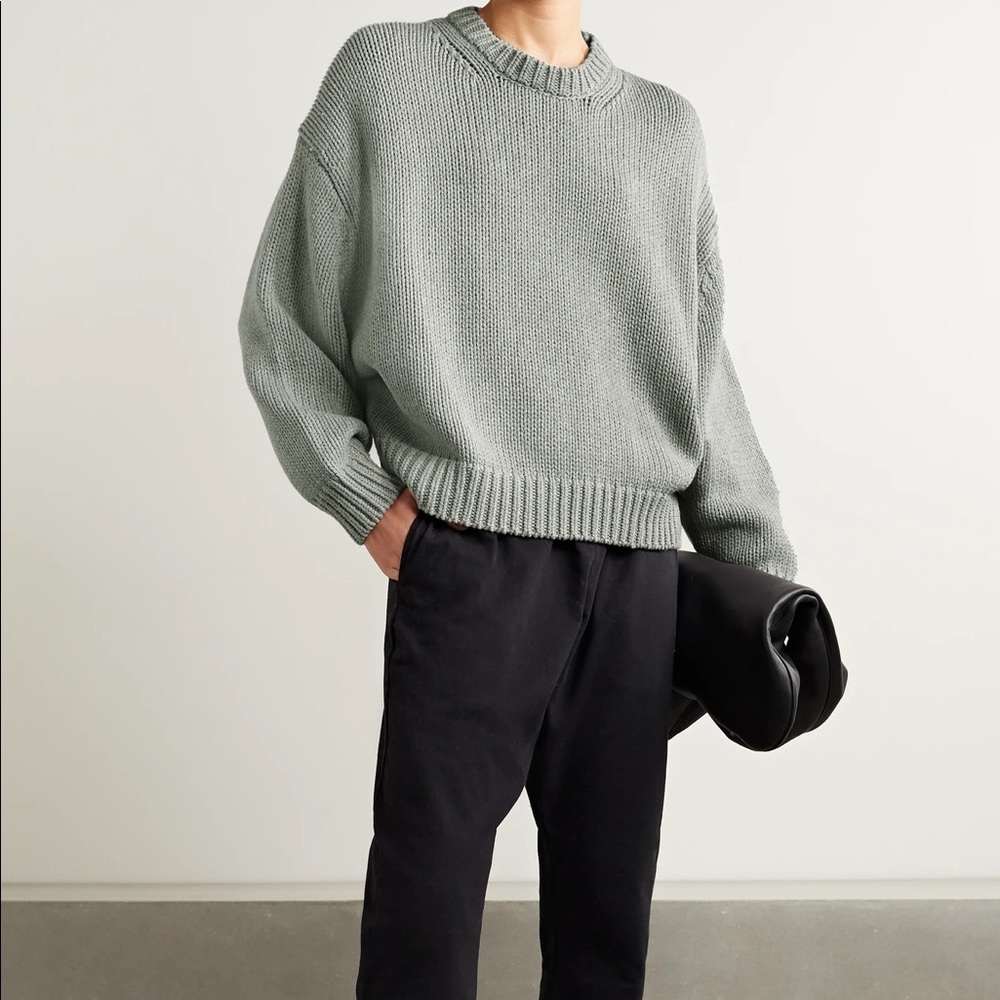 🦋 Bassike Oversized Chunky Knit Sweater